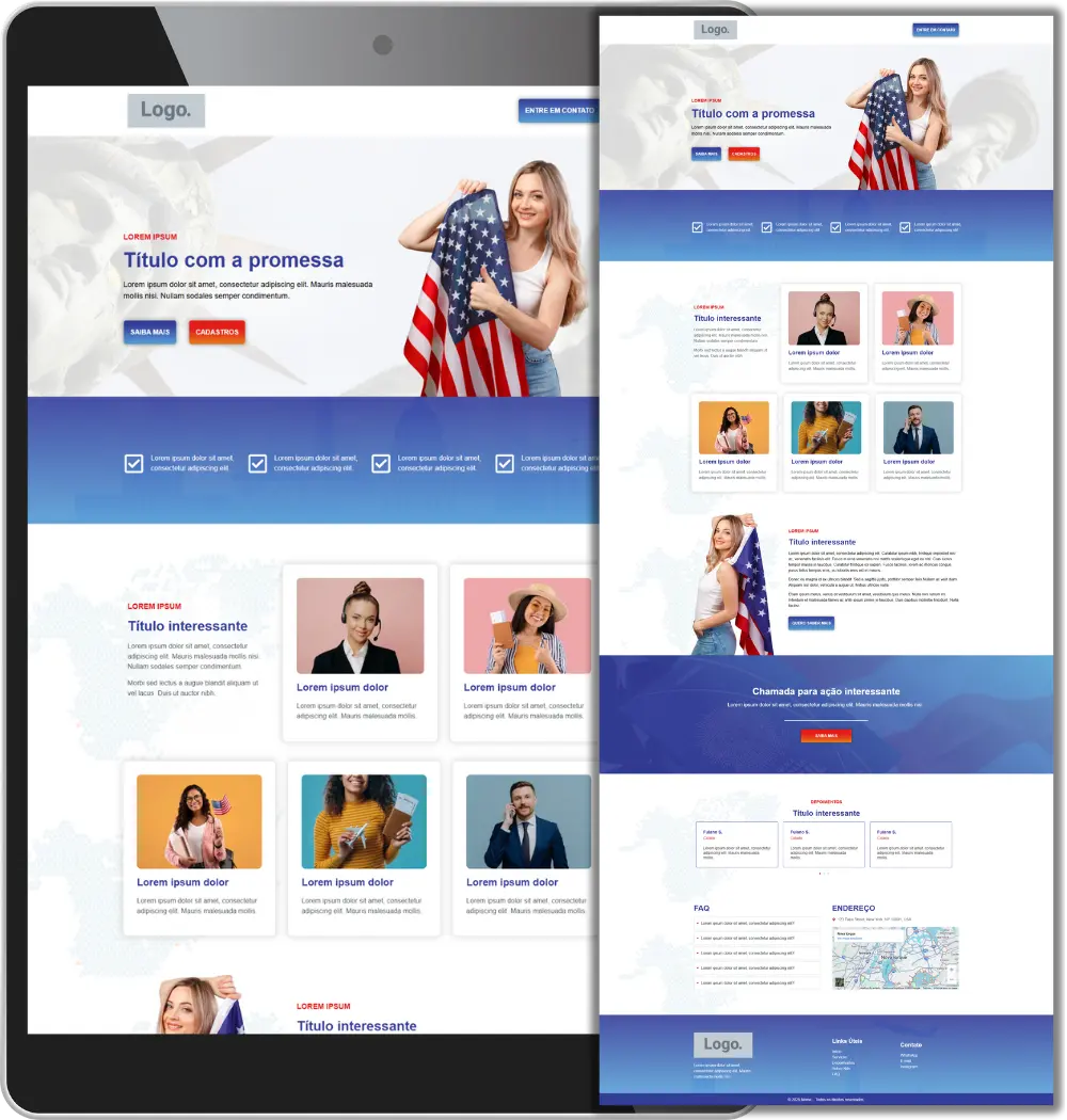 Landing Page Institucional
