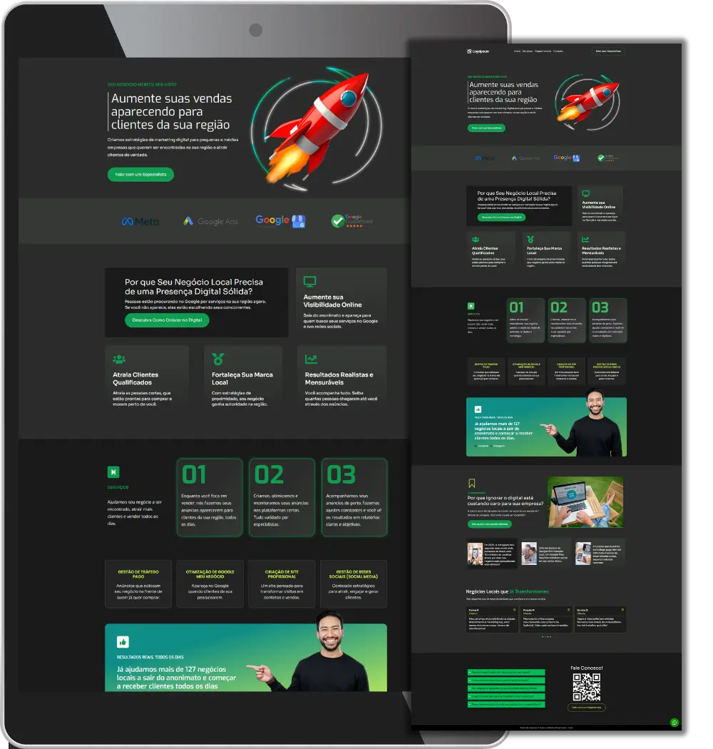 Landing Page Tráfego Pago